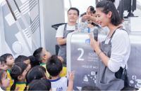 向民眾與學生推廣循環回收理念 向民眾與學生推廣循環回收理念