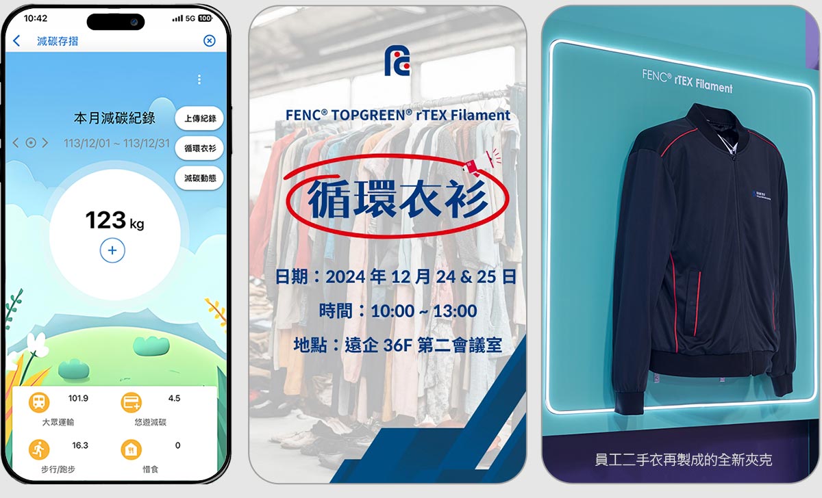 「減碳存摺」在手 員工食衣行齊減碳
