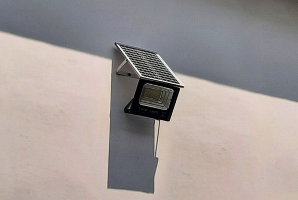 廠區周遭照明設備替換為太陽能路燈系統 
